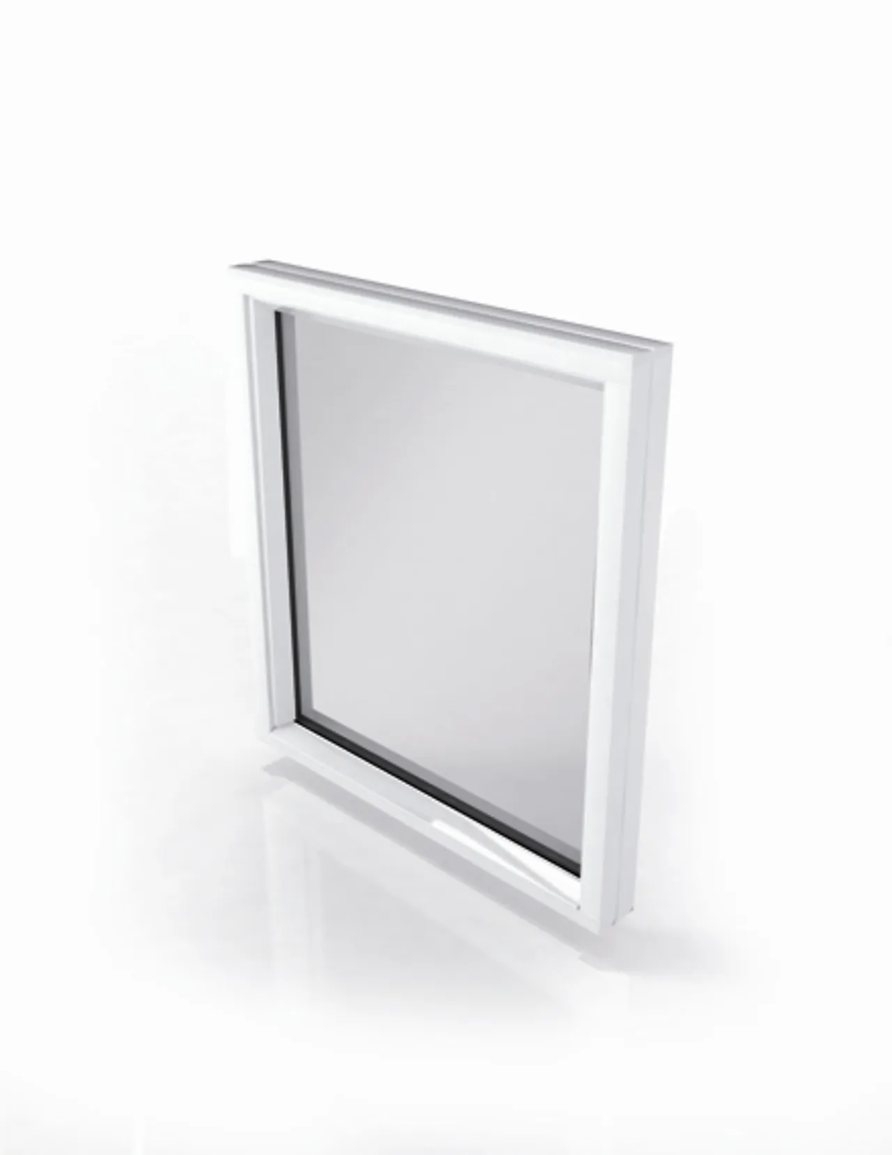 Garasjevindu fastkarm 100x50 cm