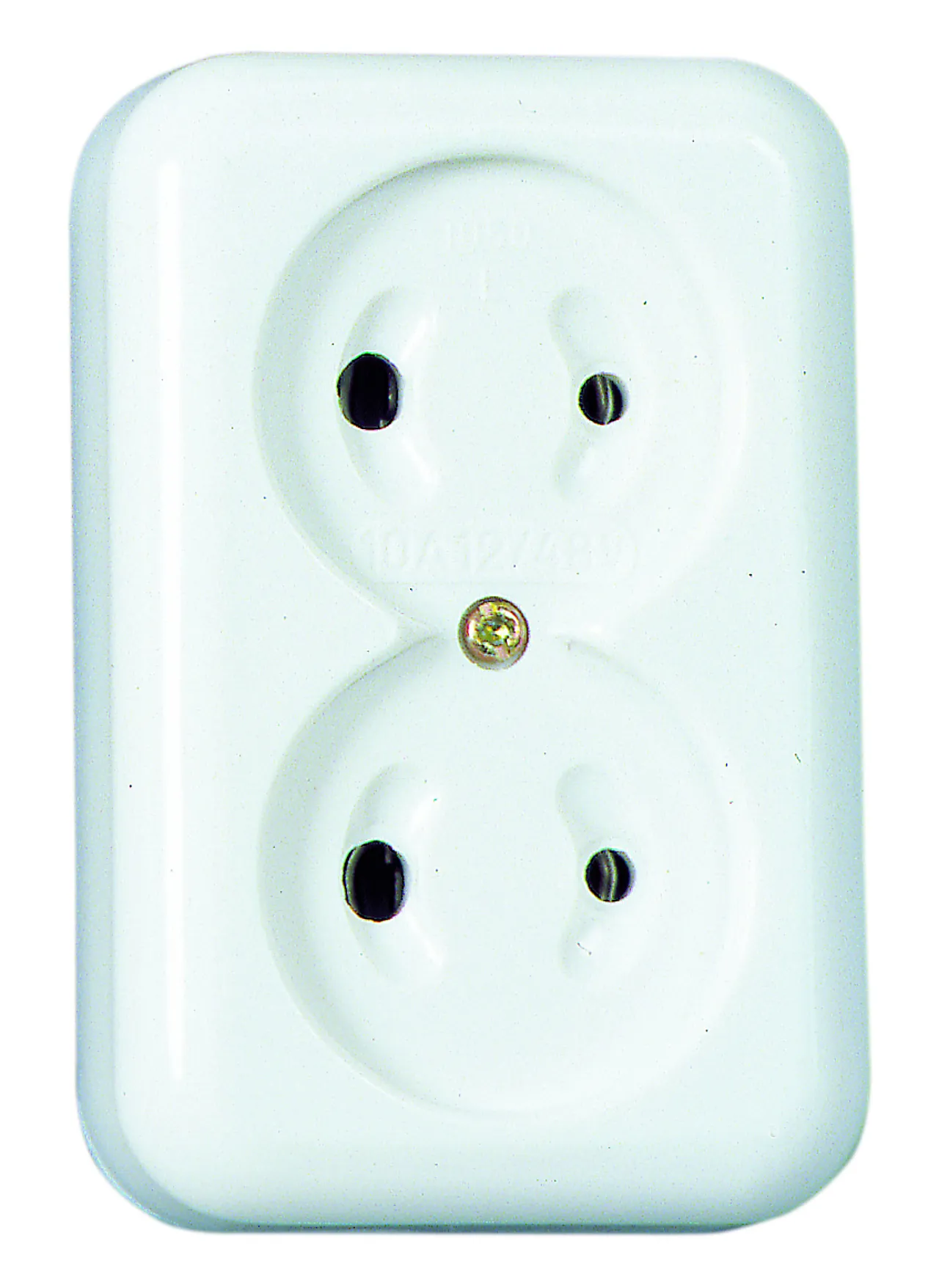 Stikkontakt dobbel 12 volt 2 pk