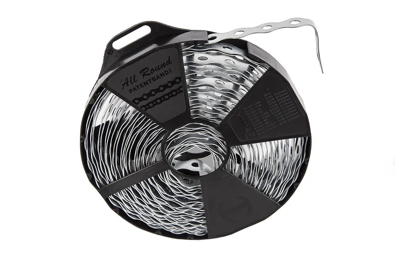 Patentband 17 mm galv rull 10 m