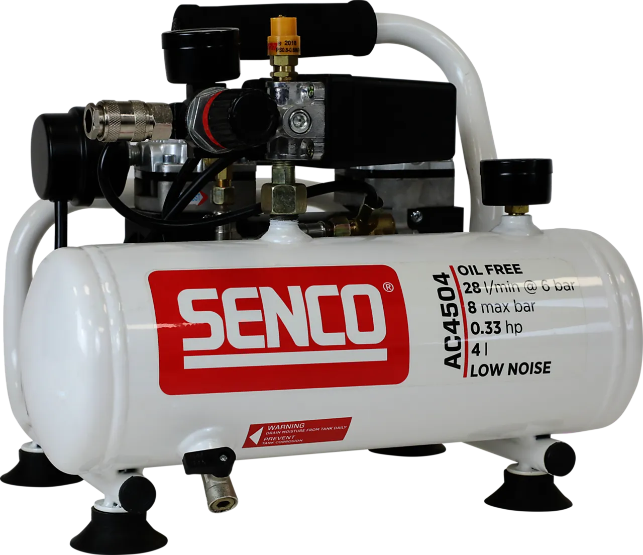 Kompressor 8 bar ac4504 oljefri low noise senco null - null - 2 - Miniatyr