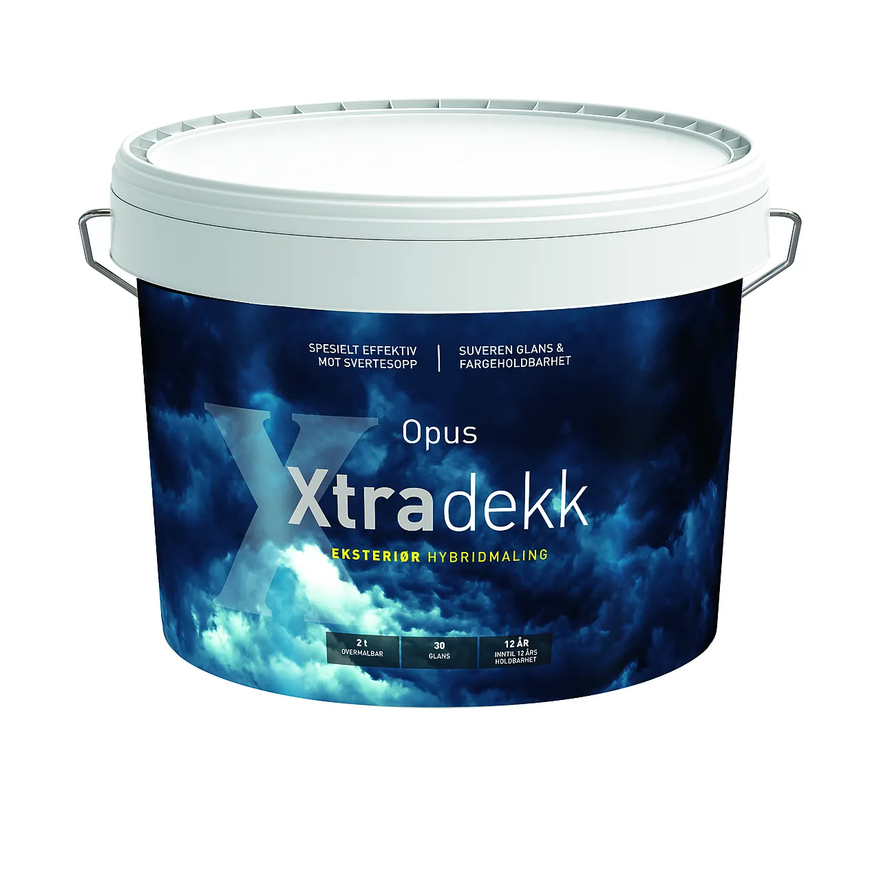 Hybridmaling glansgrad 30 hvit 9 liter Hybridmaling glansgrad 30 hvit 9 liter