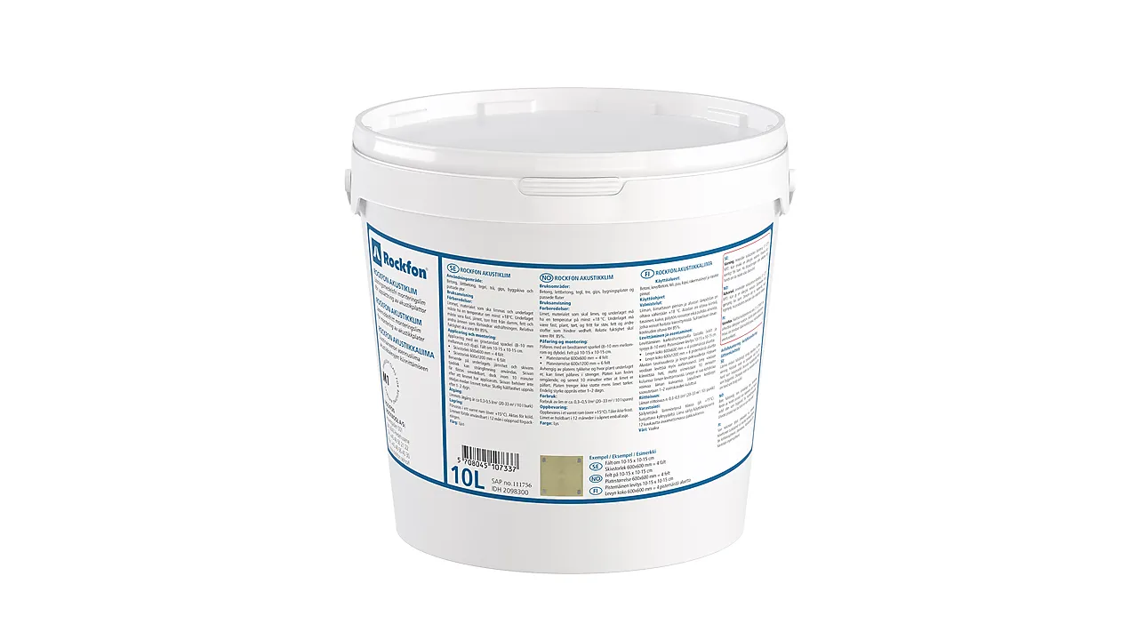 Akustikklim 10 l rockwool