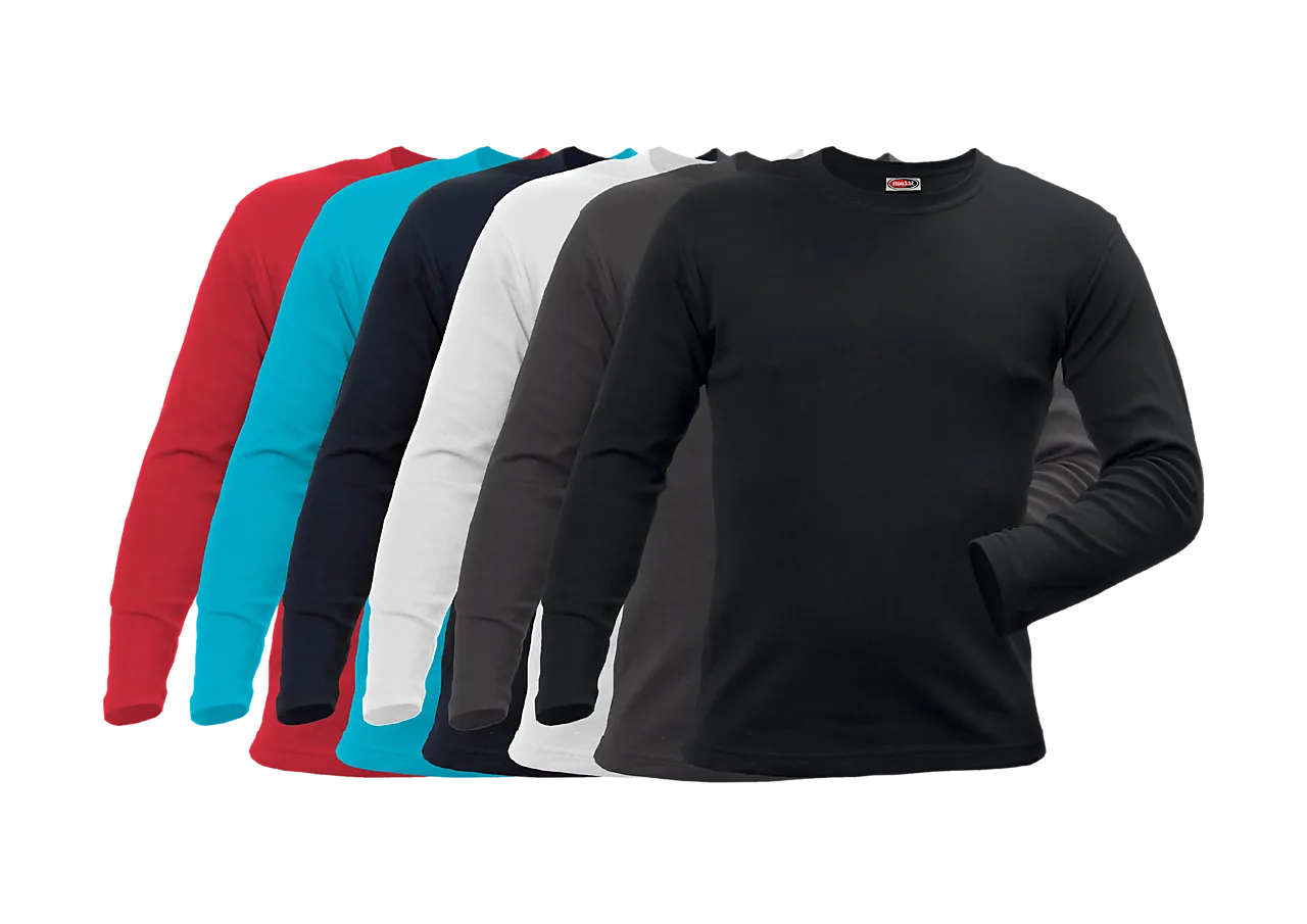 T-skjorte l erm l10007 hvi 2xl 2xl t-long