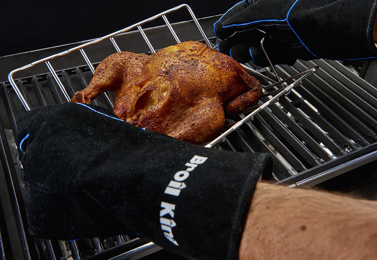 Grillvotter i kraftig lær null - null - 2 - Miniatyr