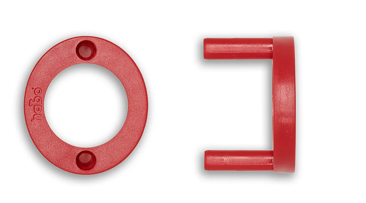 Styreplugg rød plast (316) sb