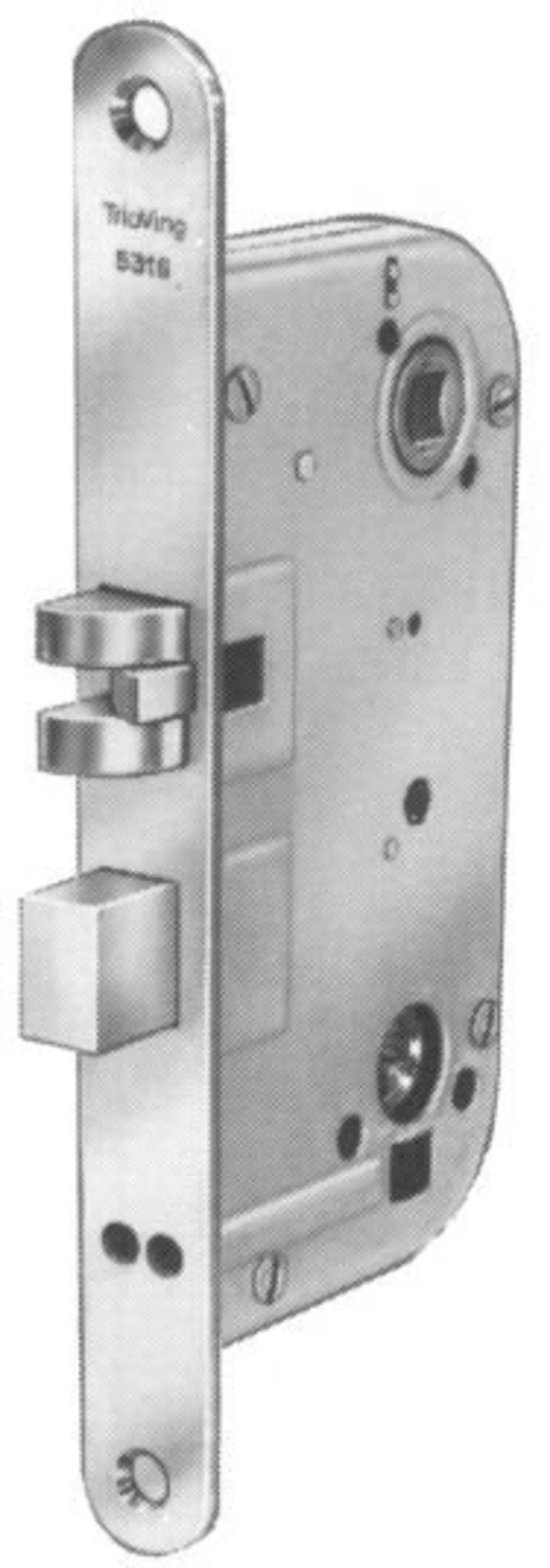 LÅSKASSE 5316/8 L U/SL.STK  TV LK5316/8 LÅS