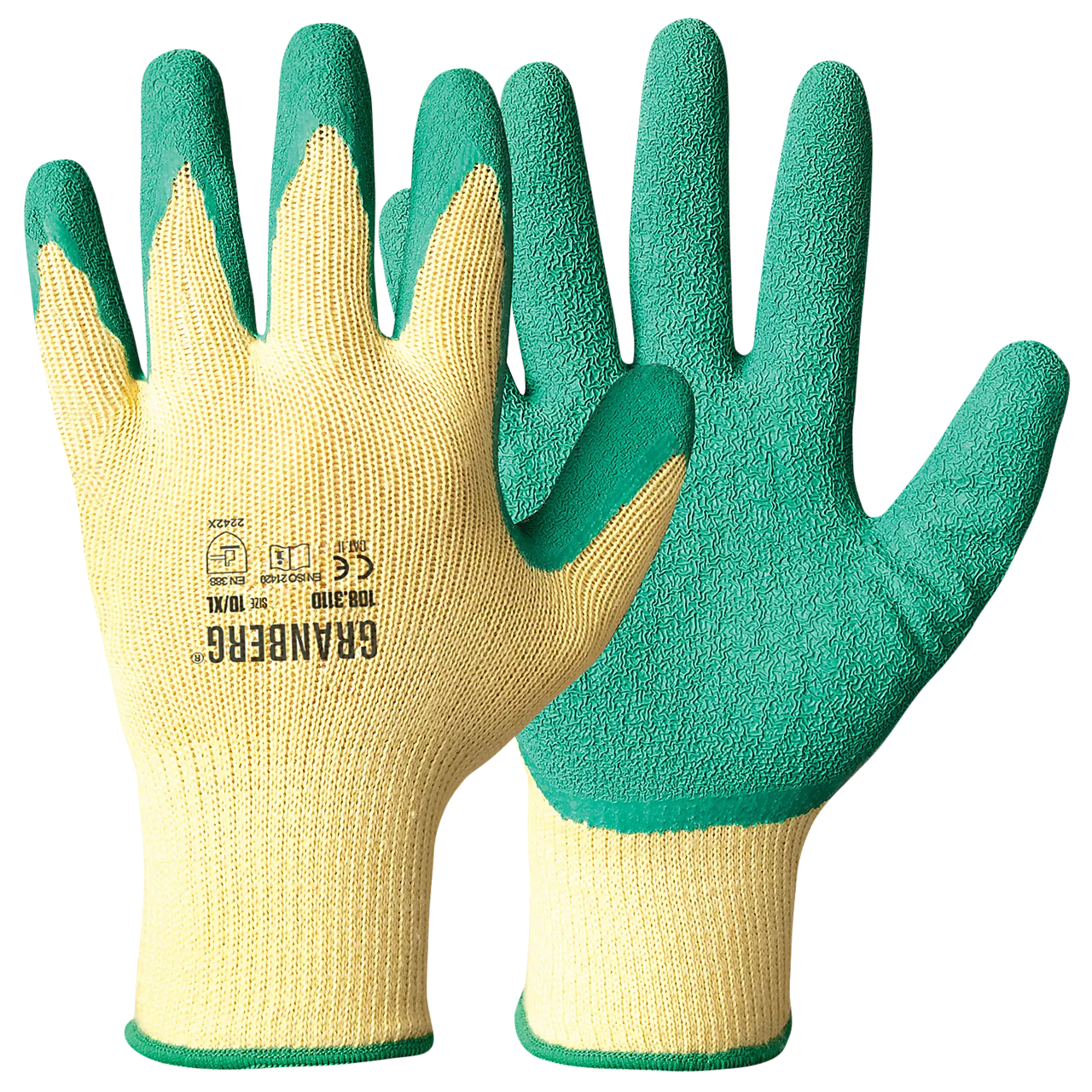 Hanske rom/poly gummi str 9