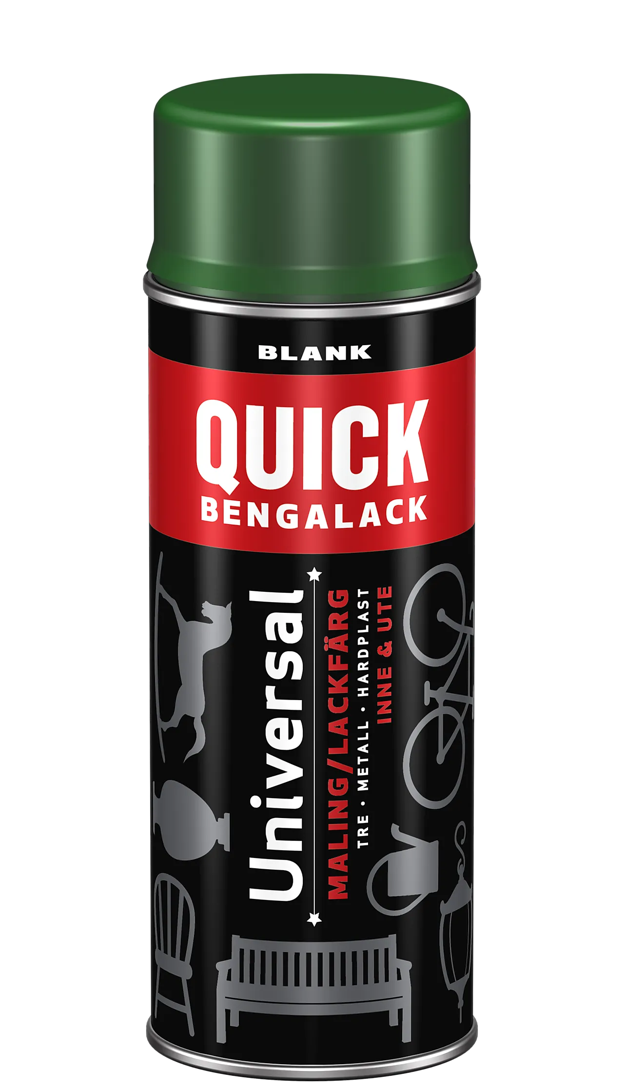 Bengalack spray bladgrønn blank 400 ml