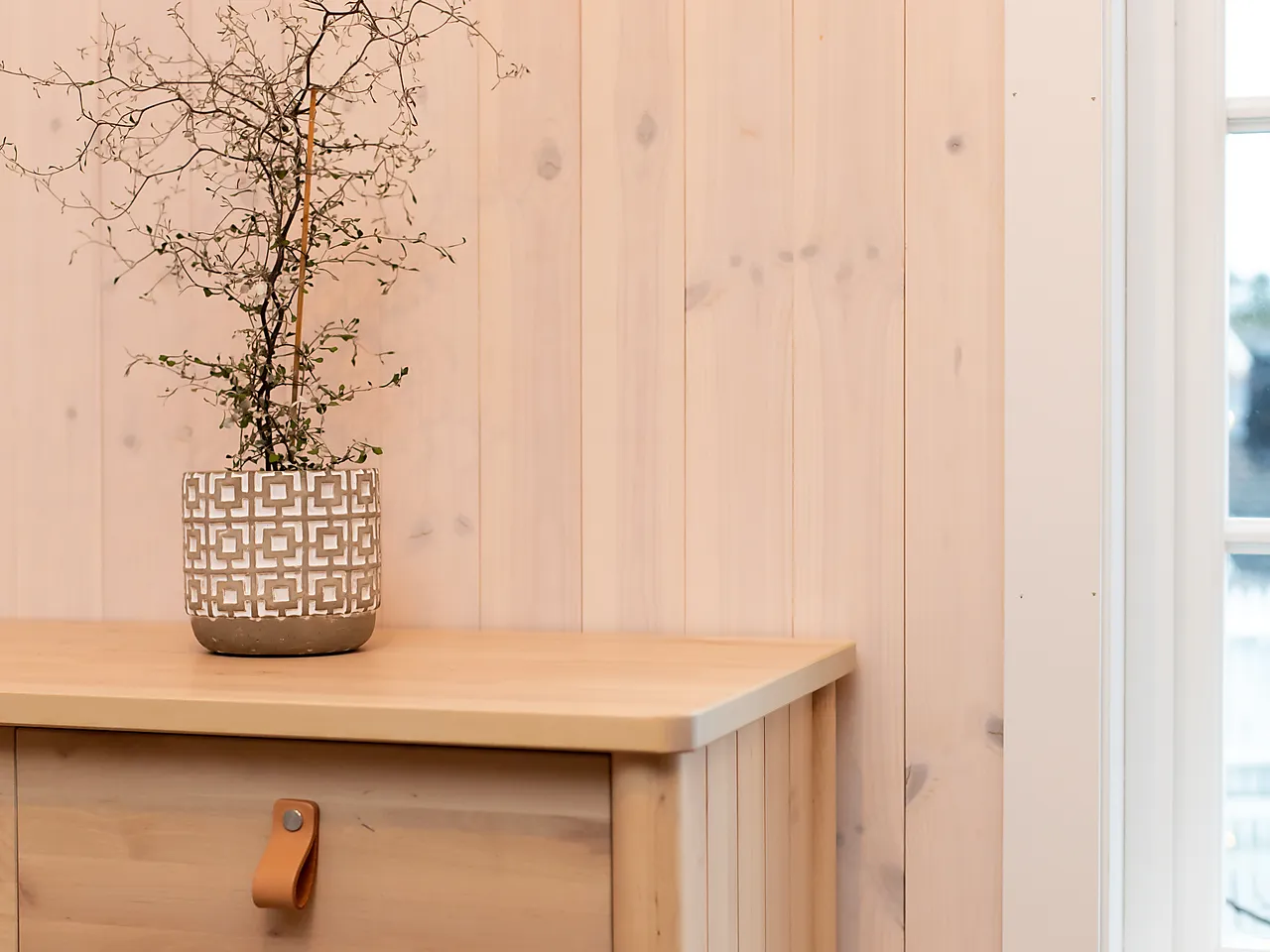 Furu 14x145 glattp natur las hvit behandlede paneler bh null - 14 - 2 - Miniatyr