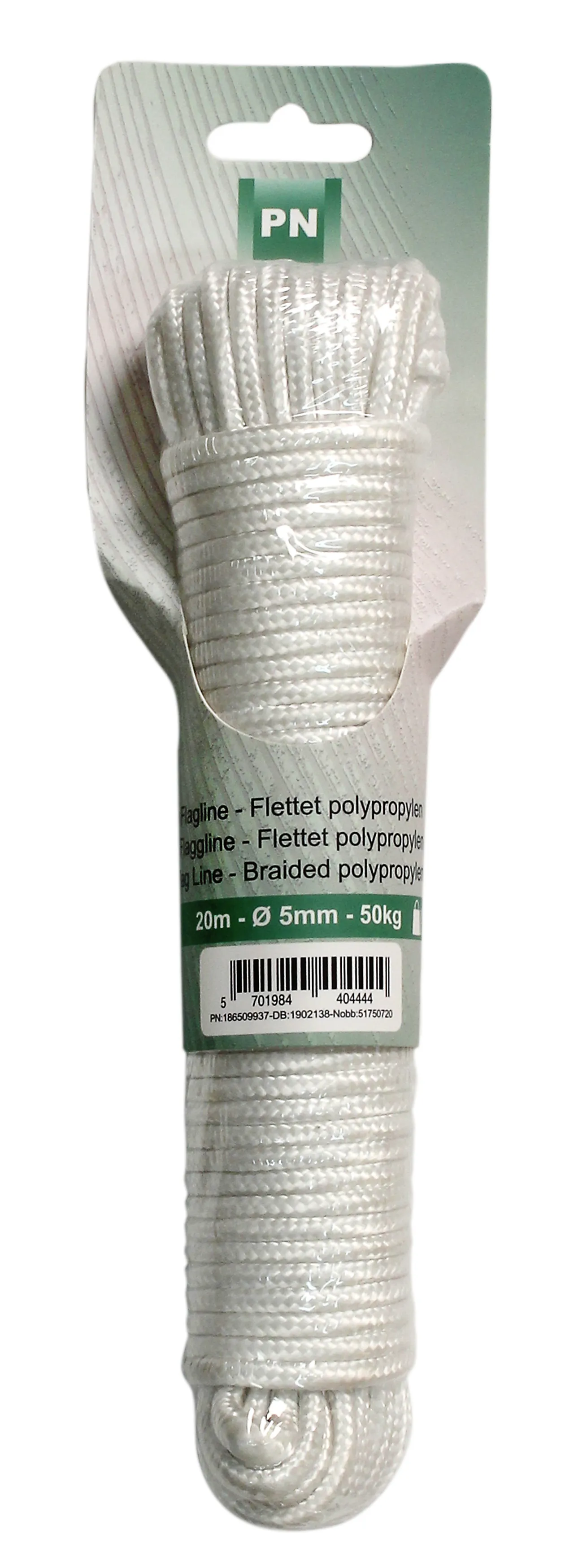 Flaggline ø 5 x 20 m polypropylen