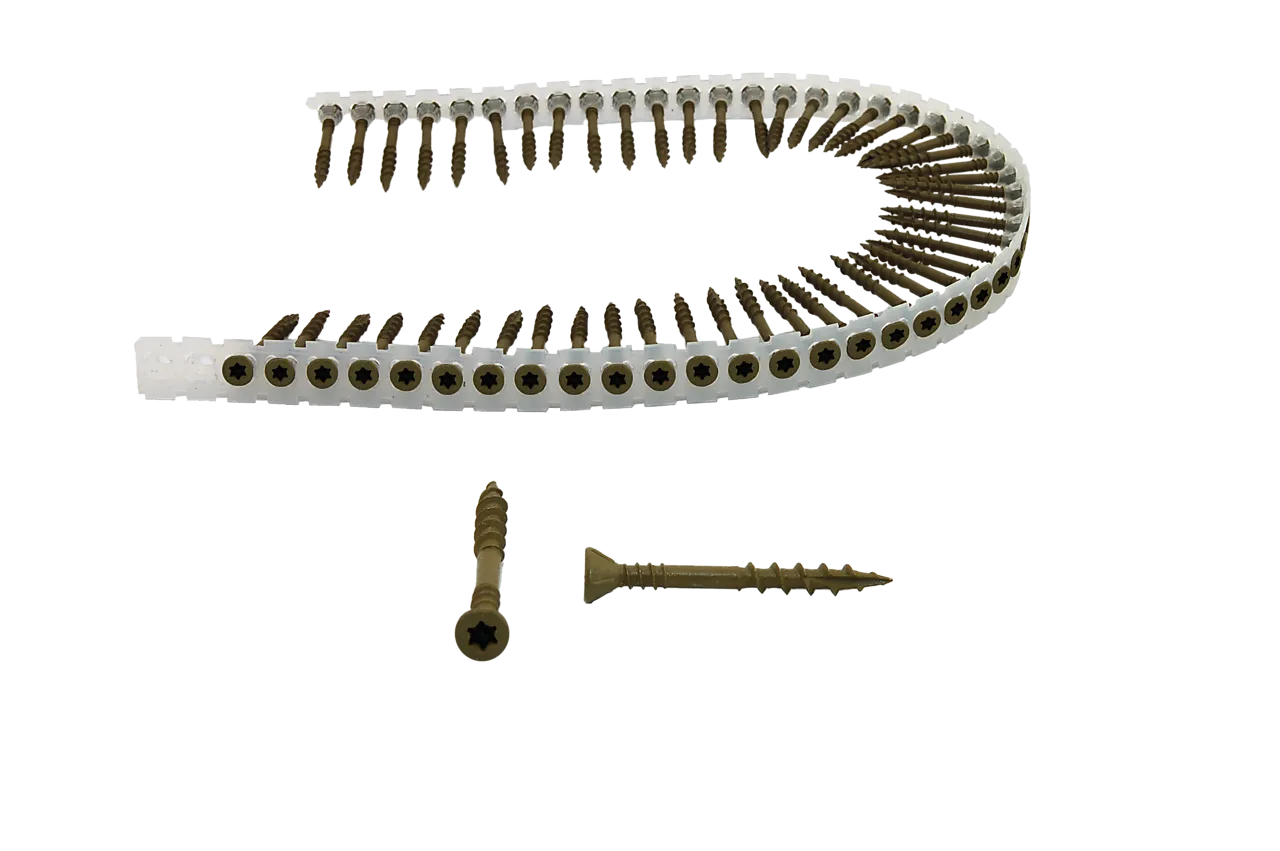 SENCO Båndede A4 terrasseskruer mot tre T20 SENCO Båndede A4 terrasseskruer mot tre T20