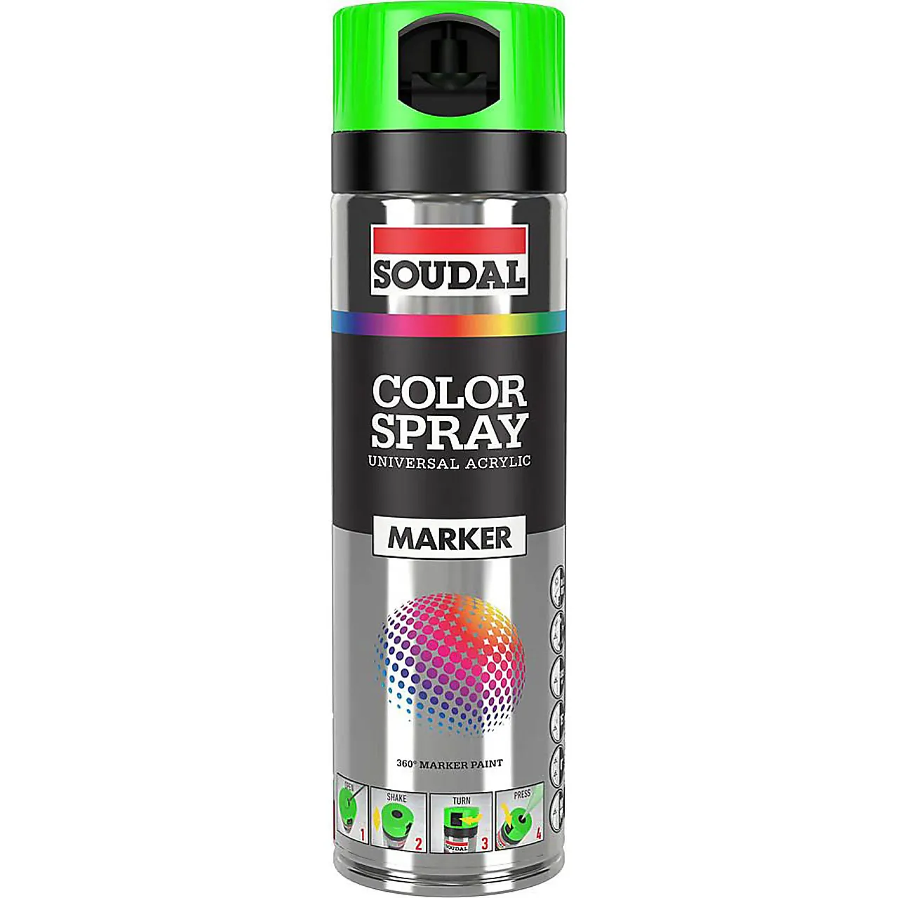 Merkespray Fluo 500 ml grønn
