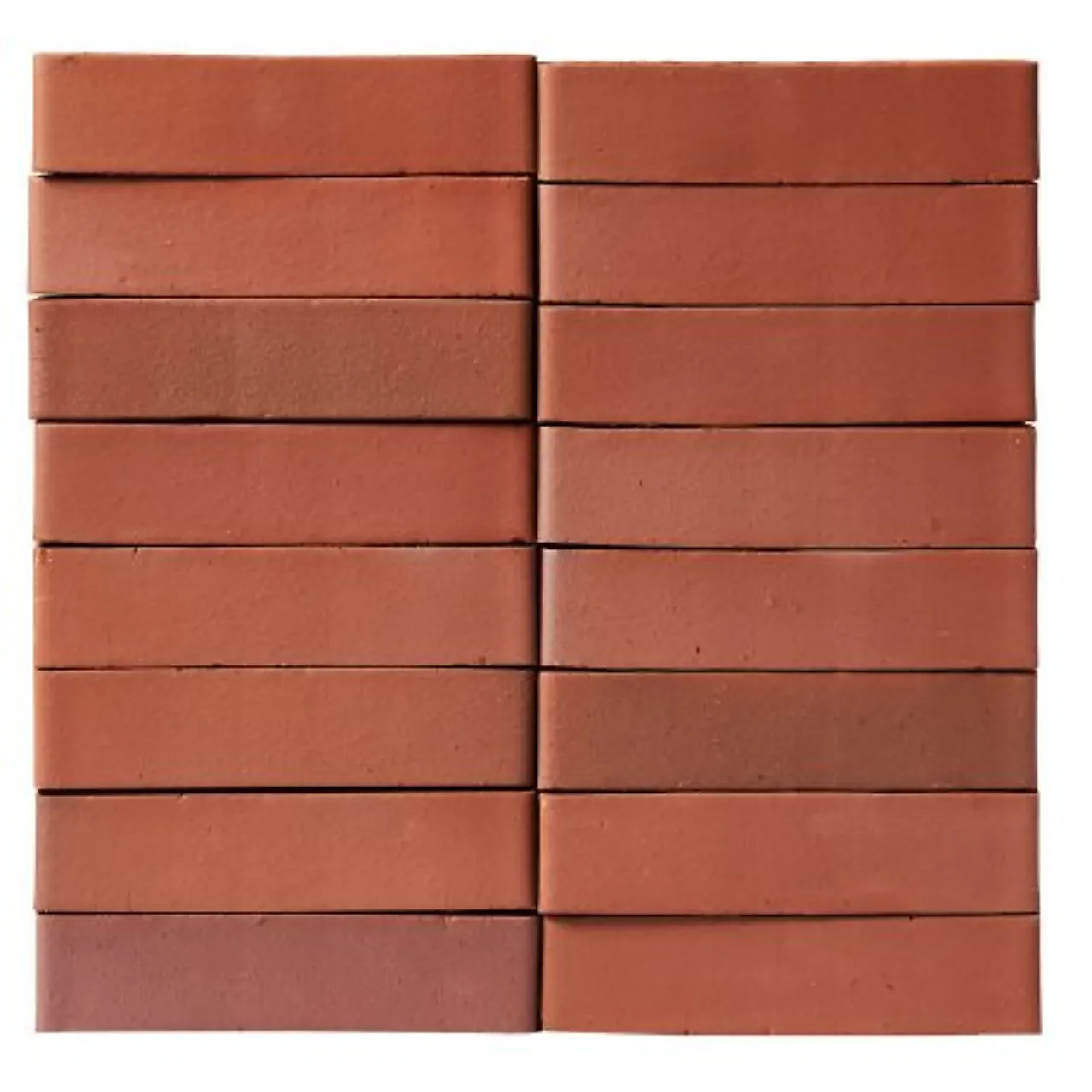 Teglstein hull rød glatt m/fargespill normalformat Teglstein hull rød glatt m/fargespill normalformat