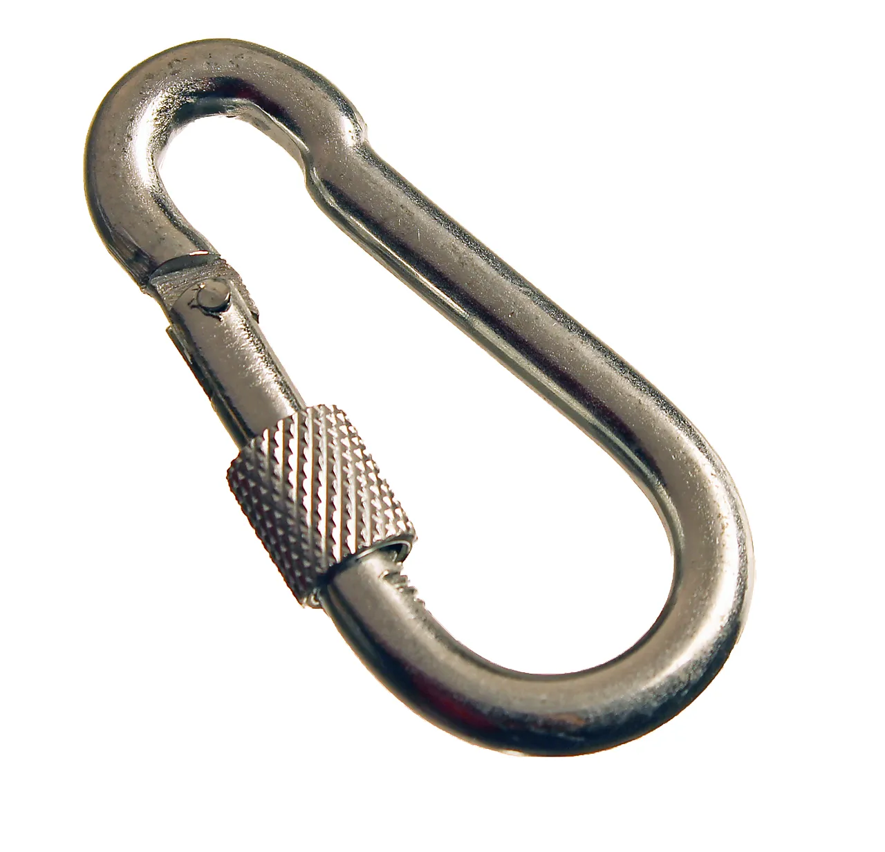 Karabinkrok m/lås 6x60mm 1 stk blå Karabinkrok m/lås 6x60mm 1 stk blå