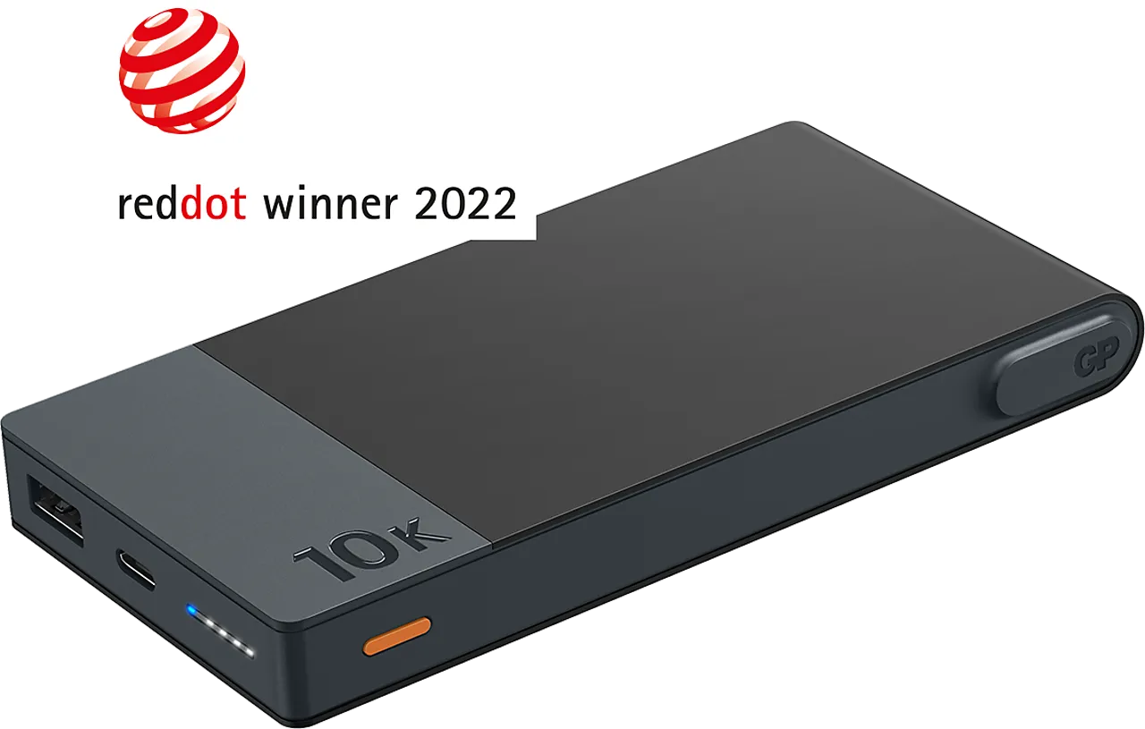 Powerbank M2 10000 mAh svart/grå Powerbank M2 10000 mAh svart/grå