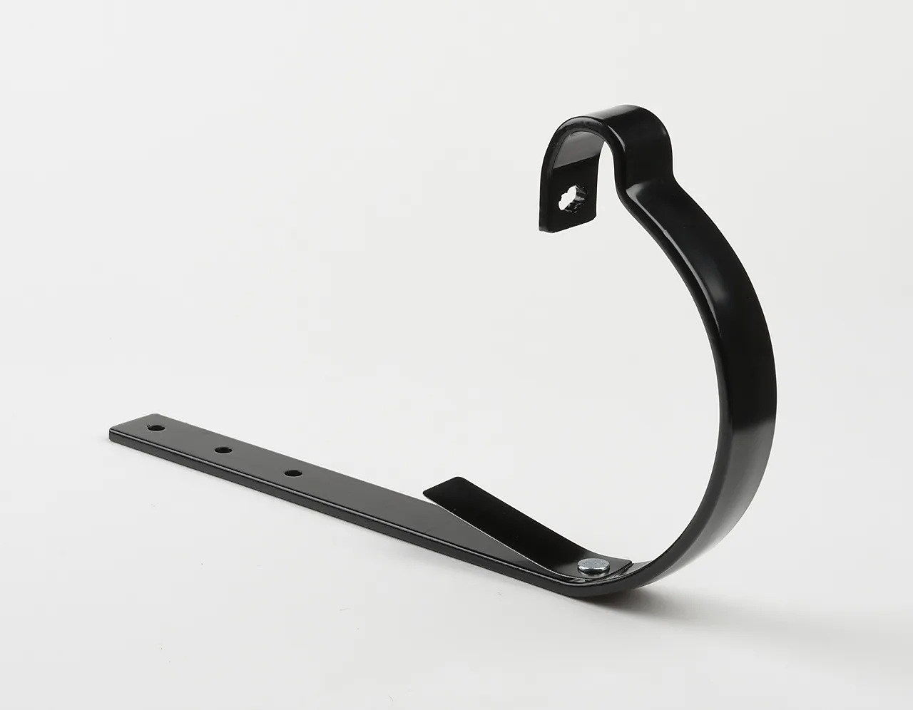 Rennekrok Lang Med Fjær Stål 125 Sort