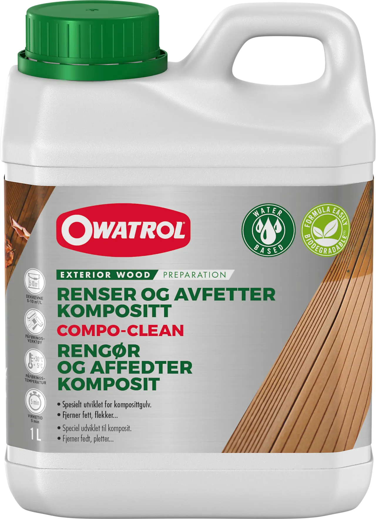 Rensemiddel compo-clean 1l Rensemiddel compo-clean 1l