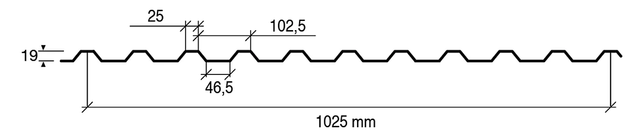 Takplate stål PE-belagt 0,5 mm x 2,5 meter sort null - null - 3 - Miniatyr