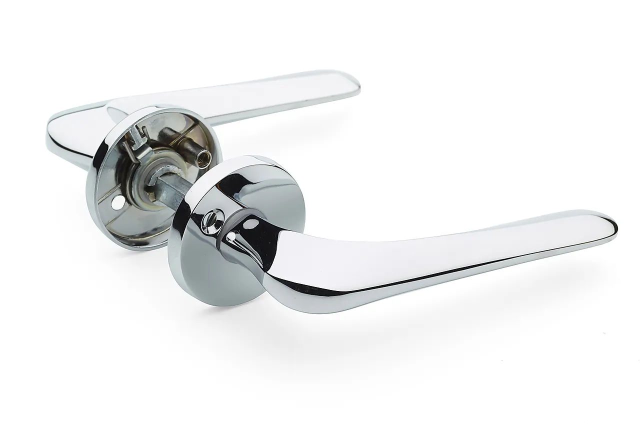 Davos dørhåndtak ytterdør krom Davos dørhåndtak ytterdør krom