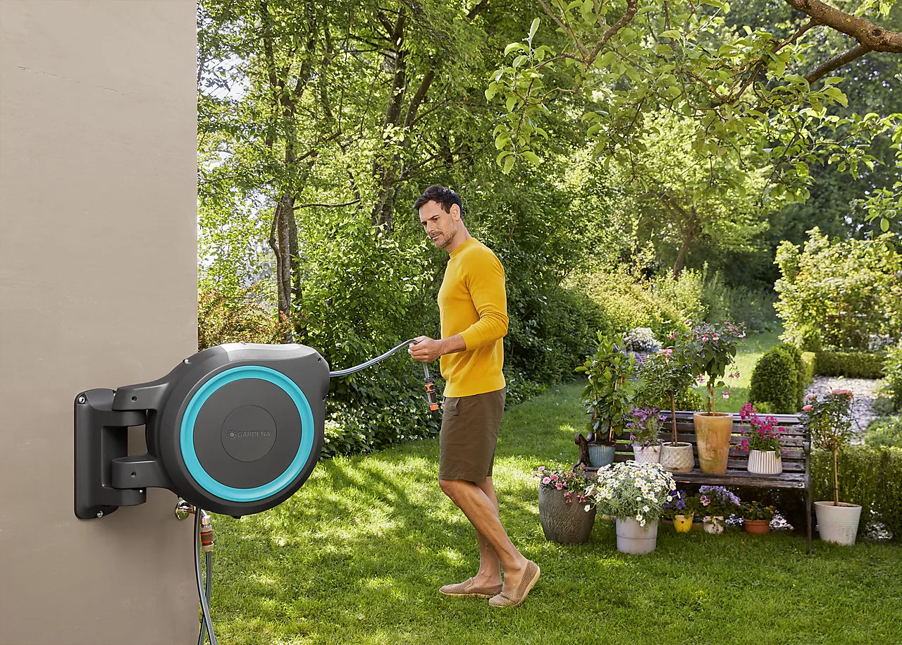 Veggslangeboks turkis 25 meter null - null - 3 - Miniatyr