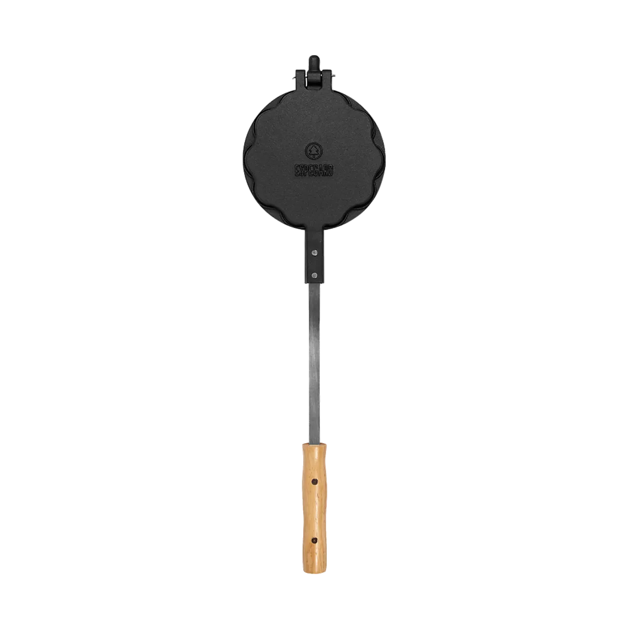 Vaffeljern til bålpanne