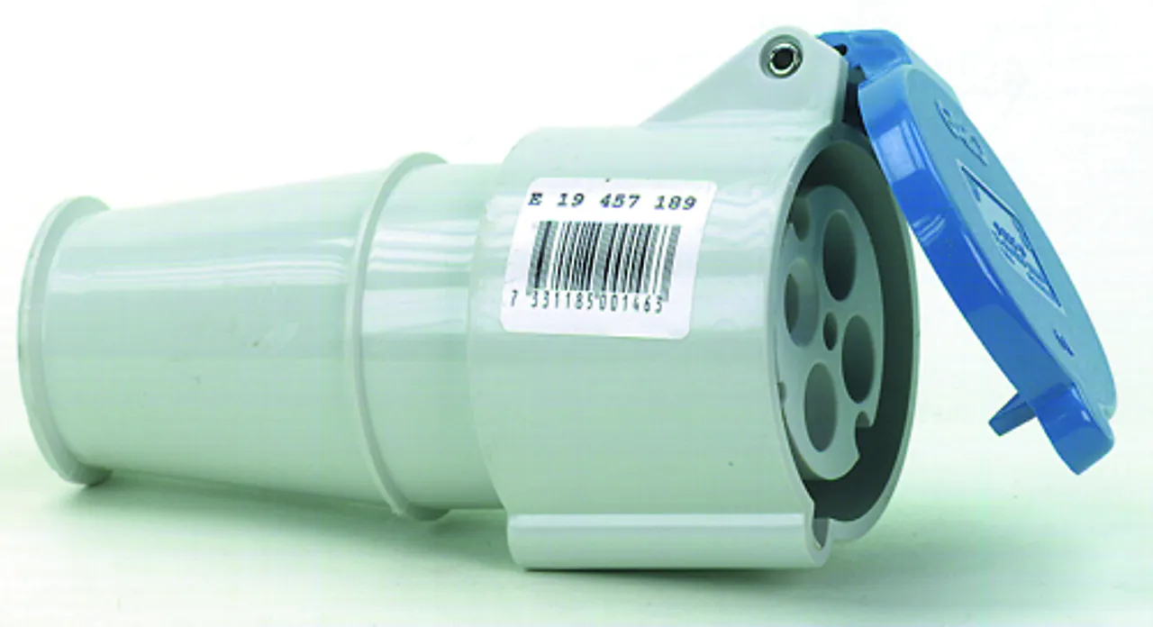 Rundstift skjøtekon.16a 3p+jor 3p+jord