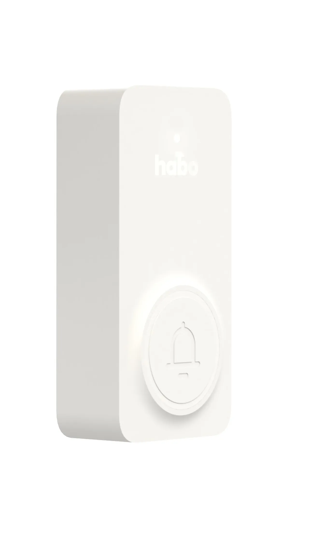 Ringeklokke trådløs trykknapp hvit Ringeklokke trådløs trykknapp hvit