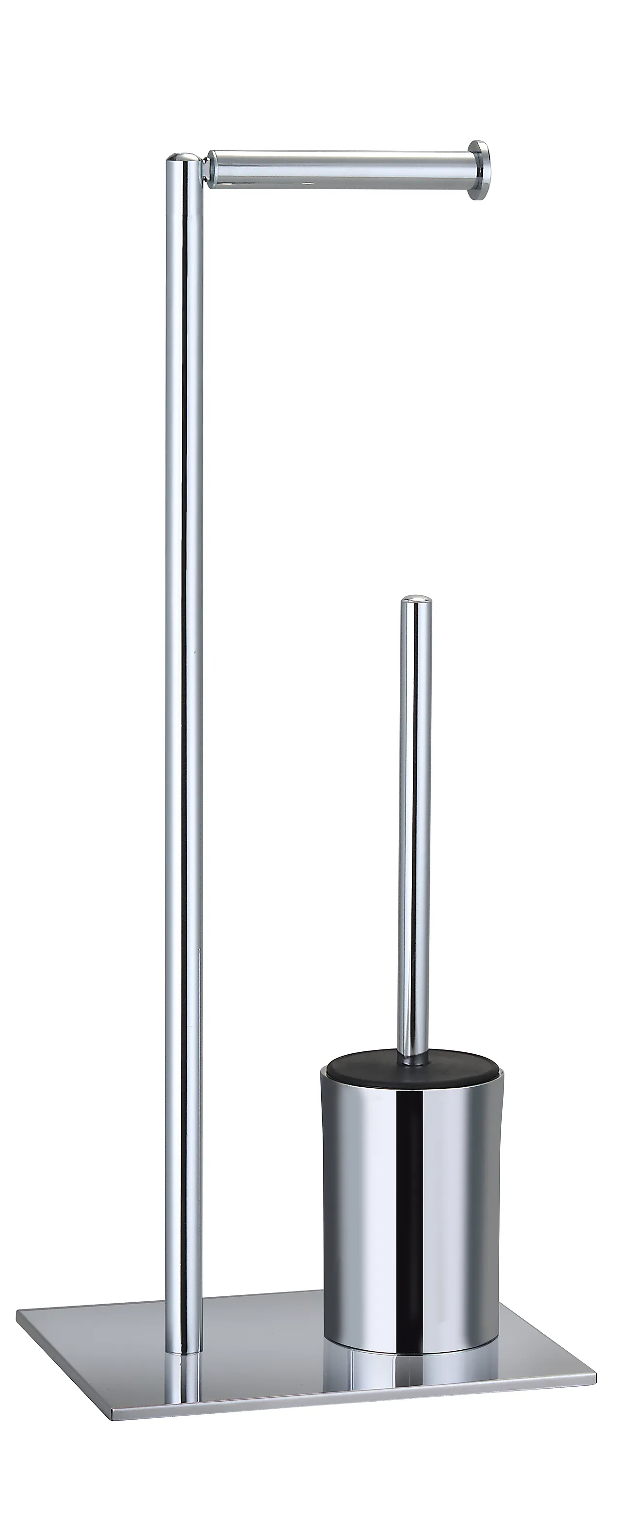 Toalettpapir- og res.rh m bør krom reserverullholder med børste Toalettpapir- og res.rh m bør krom reserverullholder med børste
