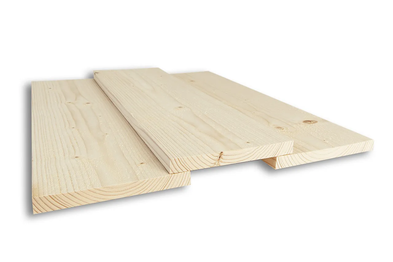 Kledning rektangulær ubehandlet 19x173 mm gran klasse 1 null - null - 2 - Miniatyr