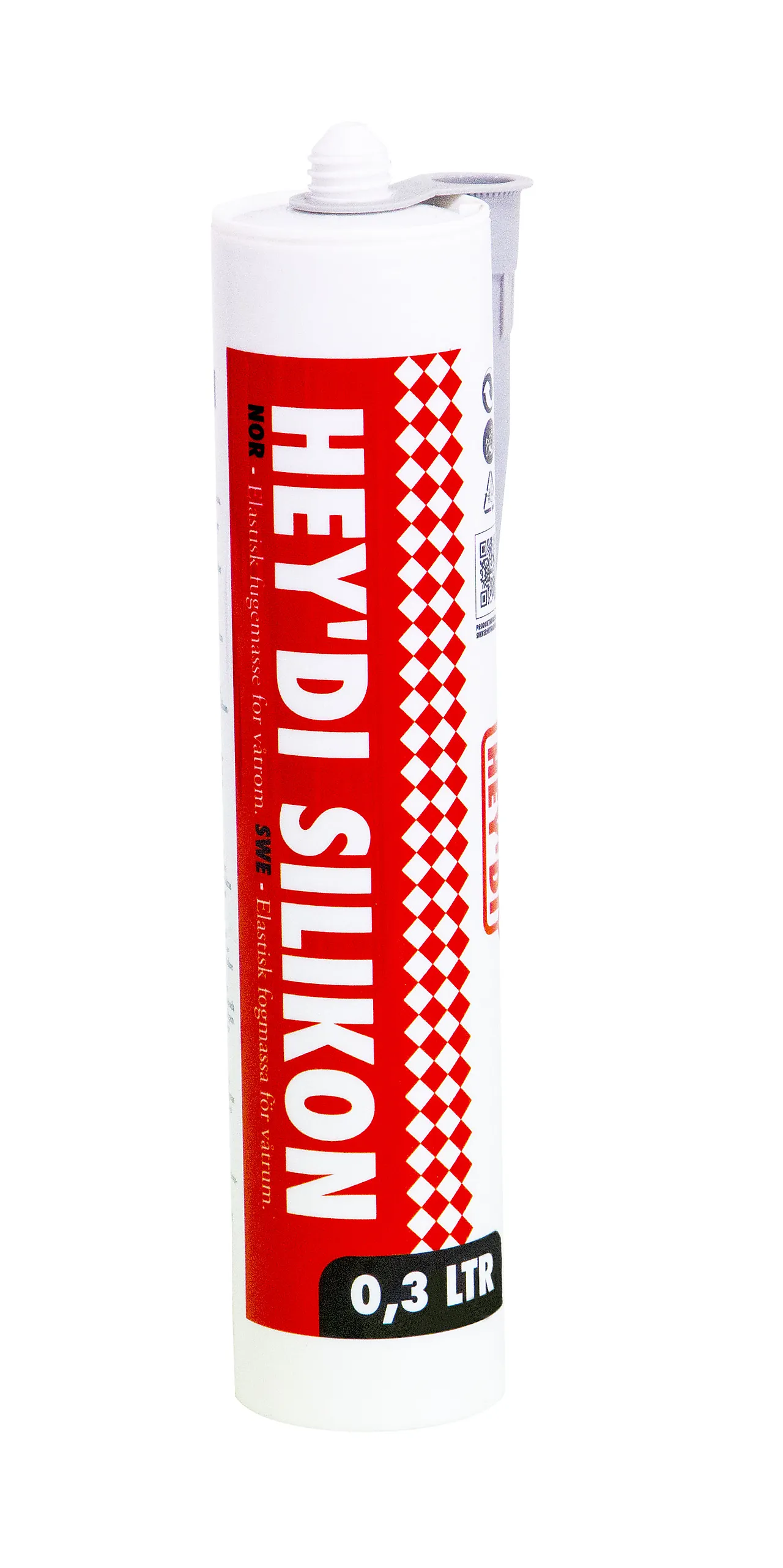 SILIKON 300ML LYSGRÅ HEYDI SILIKONFUGEMASSE FOR VÅTROM SILIKON 300ML LYSGRÅ HEYDI SILIKONFUGEMASSE FOR VÅTROM