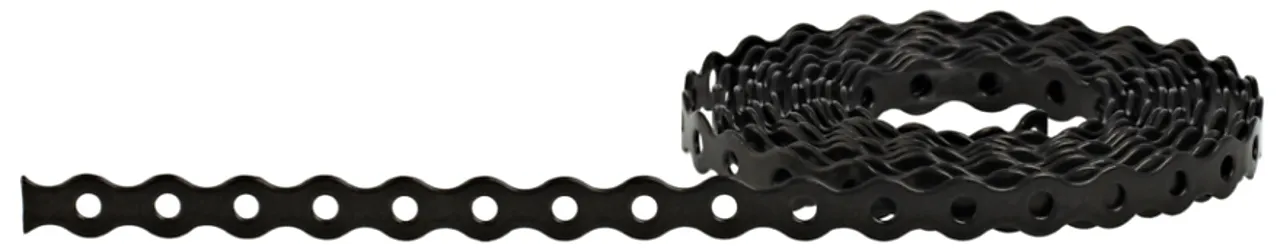 Opphengsbånd svart 12x0,8 mm 3 meter