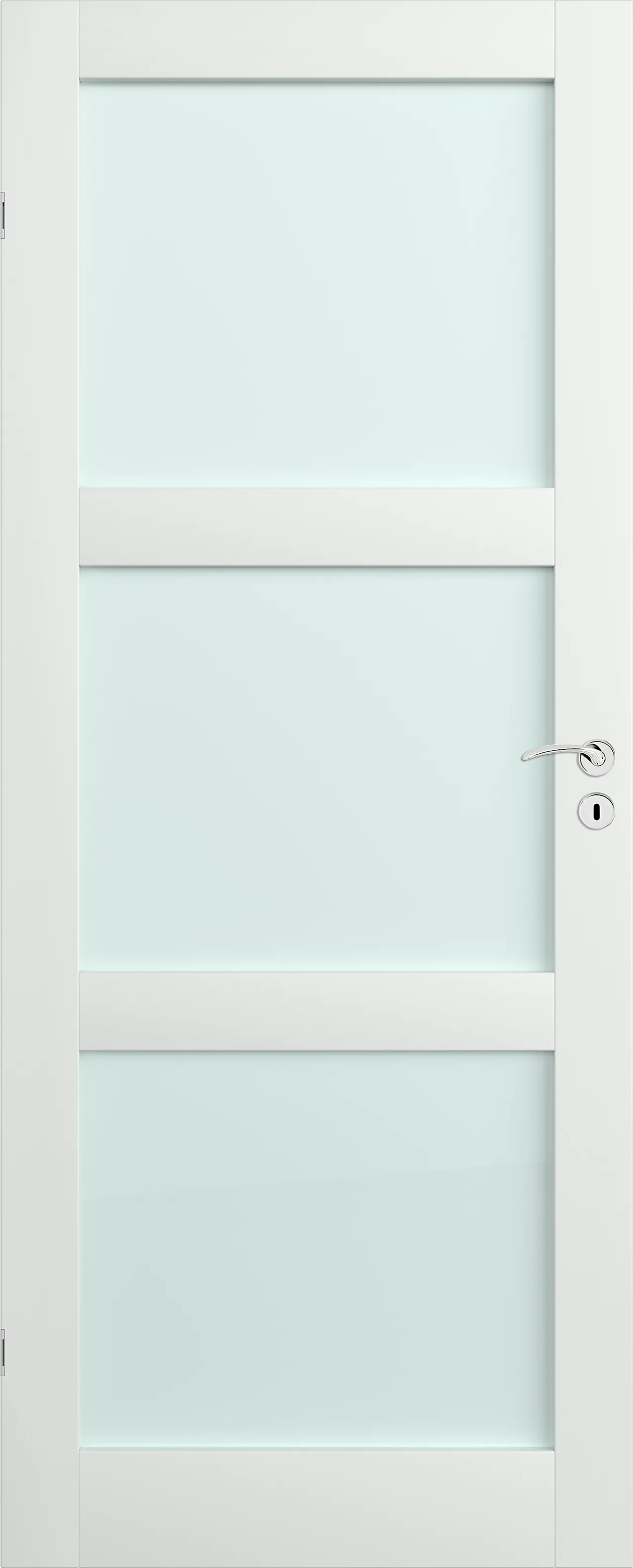 Dørblad Trend 3 m/glass 90x210 cm Dørblad Trend 3 m/glass 90x210 cm