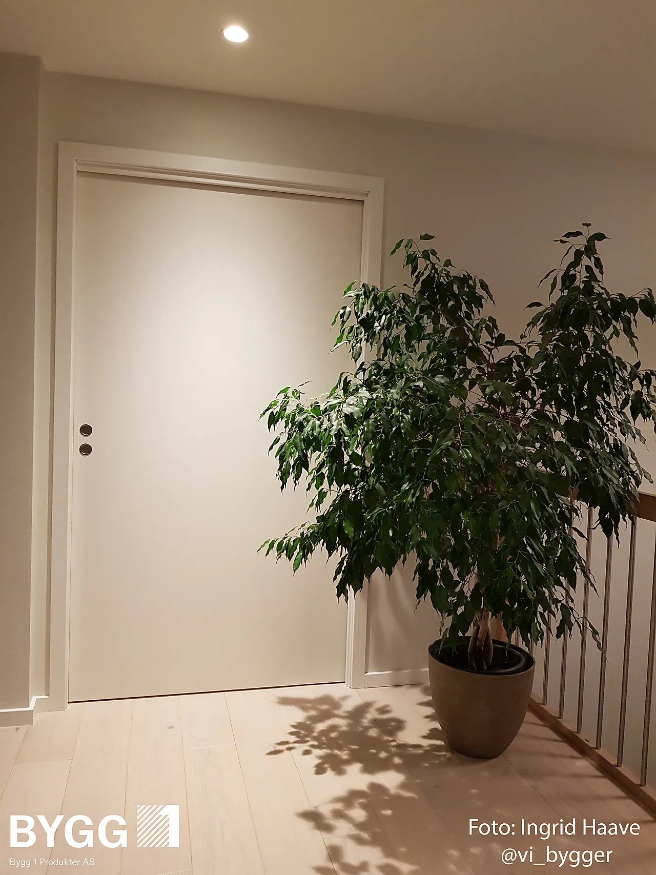 Skyvedør Sletten Kompakt klassisk hvit 100x210 cm null - 100x210 cm - 2 - Miniatyr