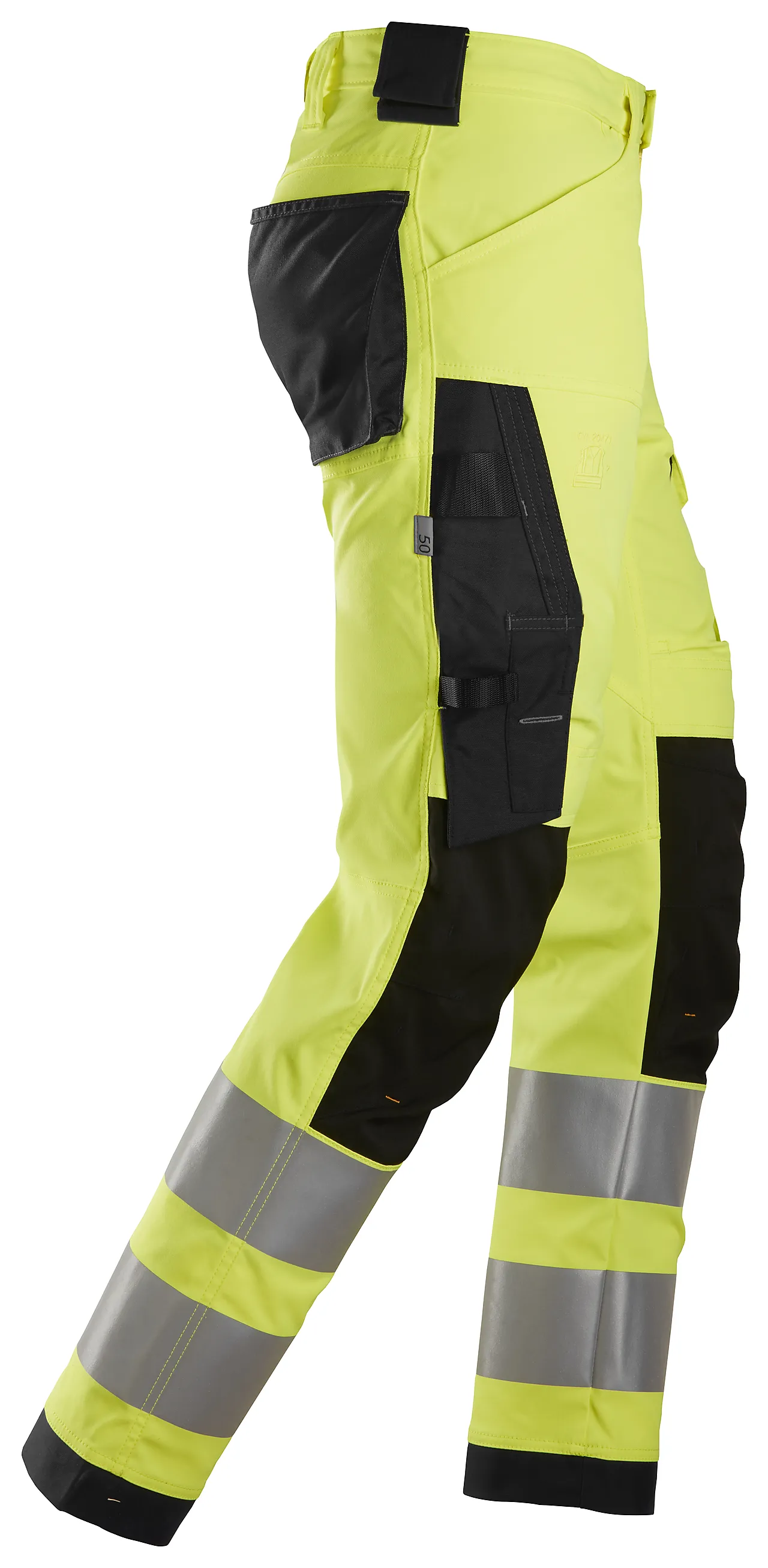 Bukse 6343 gul kl2 52 snickers workwear null - null - 3 - Miniatyr