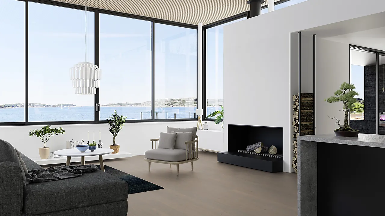 Boen parkett Eik Horizon Plank Live Pure lakk null - null - 2 - Miniatyr