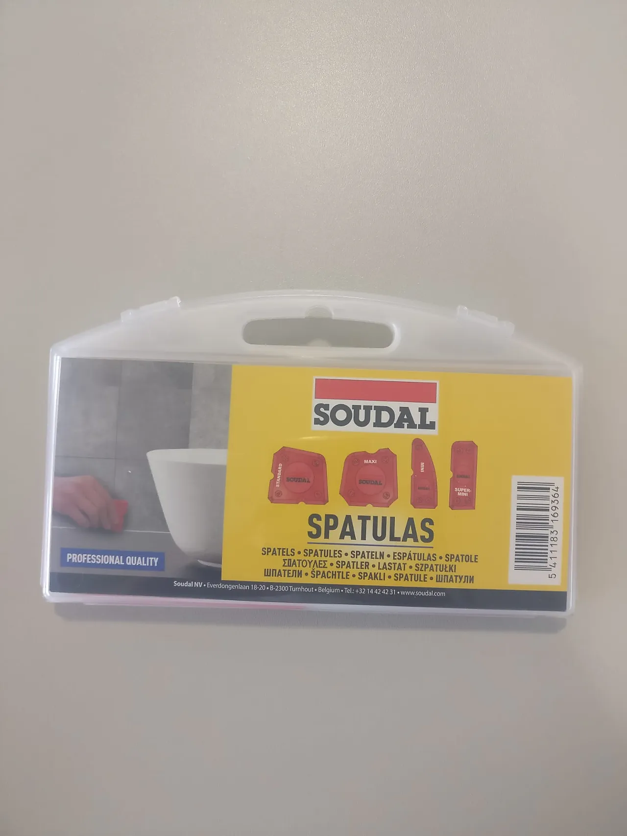 Fugeverktøy fugespatel sett 4 stk