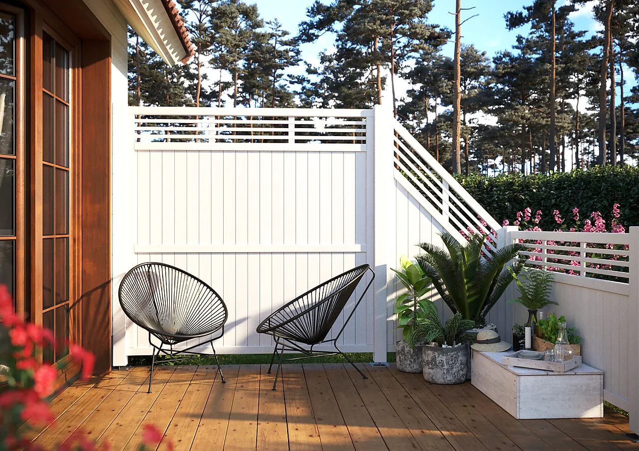 Levegg hvitmalt Reena6 180x150 cm null - null - 2 - Miniatyr