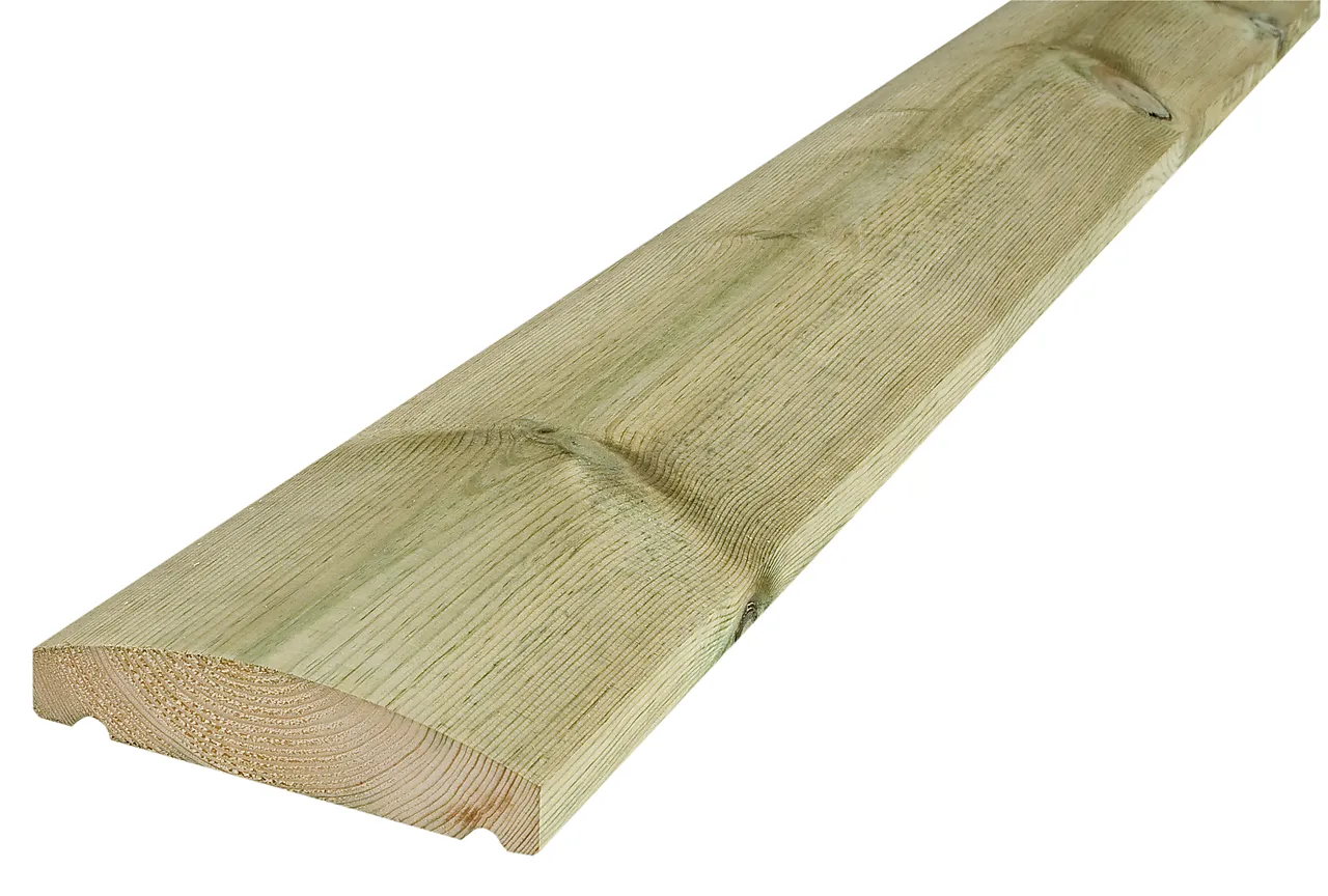 Furu 34x145x4800 altanr rund cu impregnert