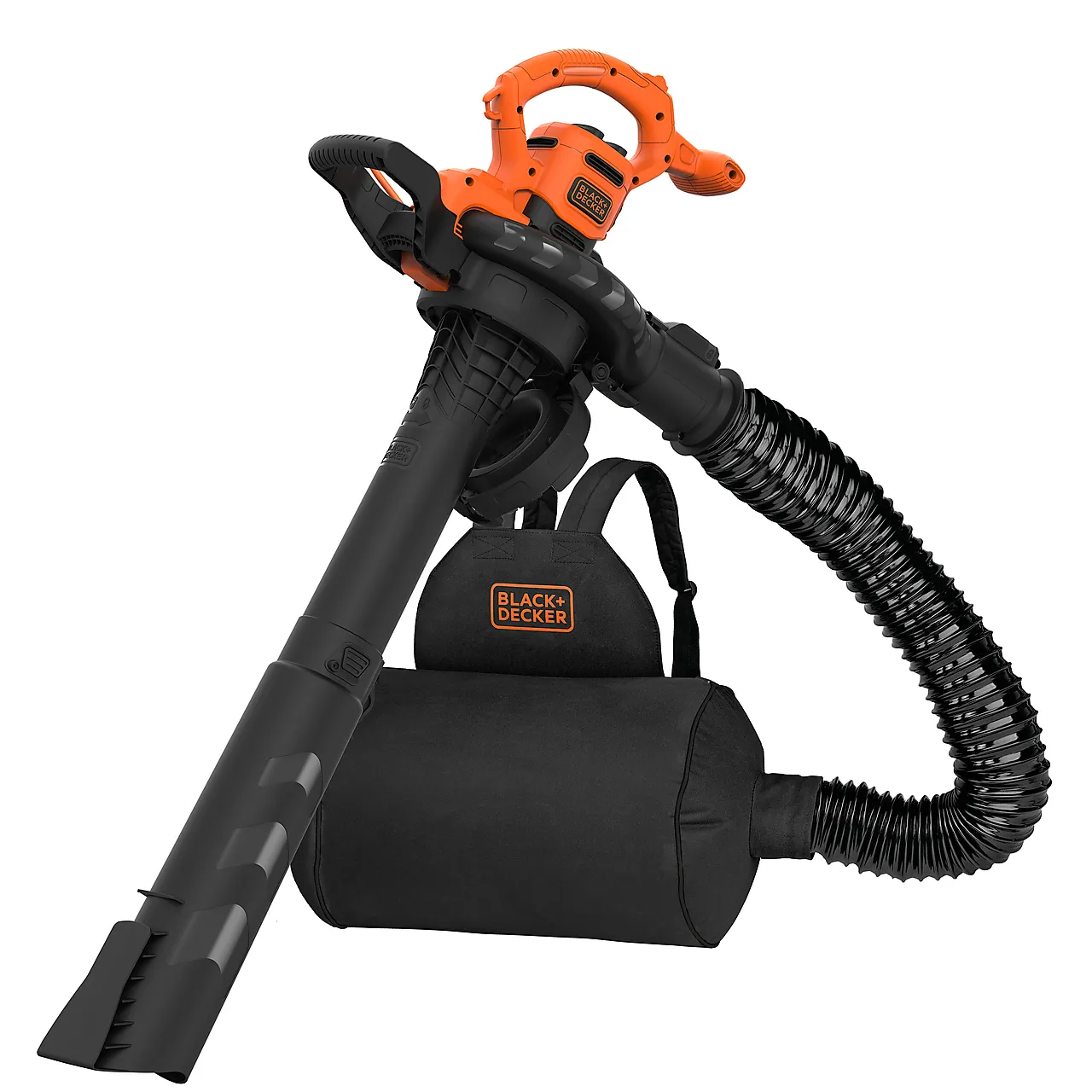Black+Decker løvblåser 2900W 3-i-1 med ryggsekk null - null - 2 - Miniatyr
