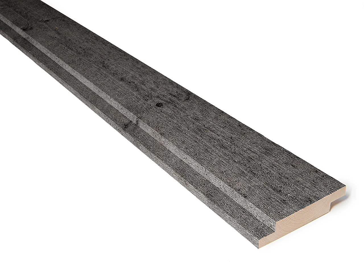 Gran 19x098  rett edelsort kledning dobbelfals rett