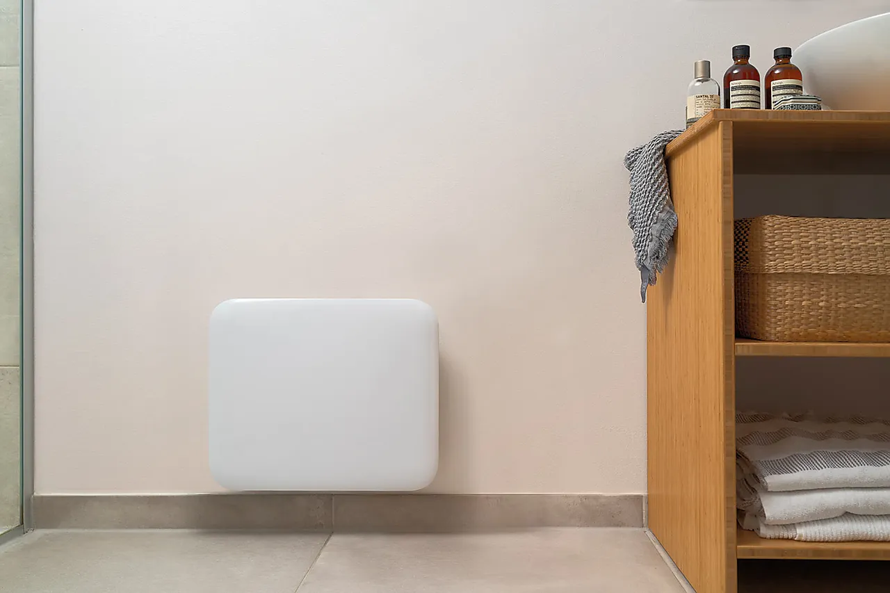 Panelovn stål 250 watt hvit null - null - 3 - Miniatyr