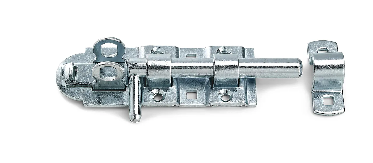 Bolteskåte elforsinket stål 5210 130 mm låsbar Bolteskåte elforsinket stål 5210 130 mm låsbar