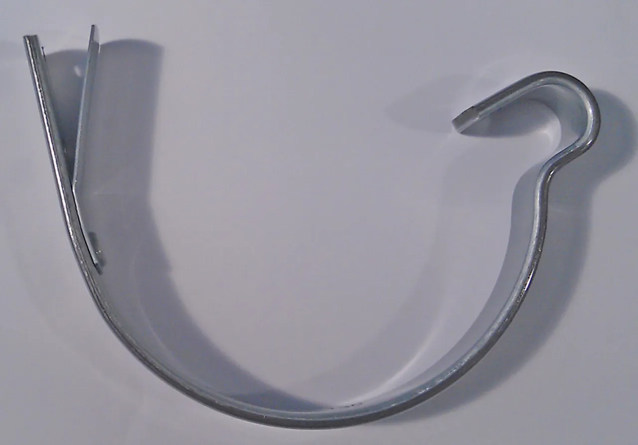 Rennekrok kasse 11 (5") galv stål retro takrenne null - null - 2 - Miniatyr