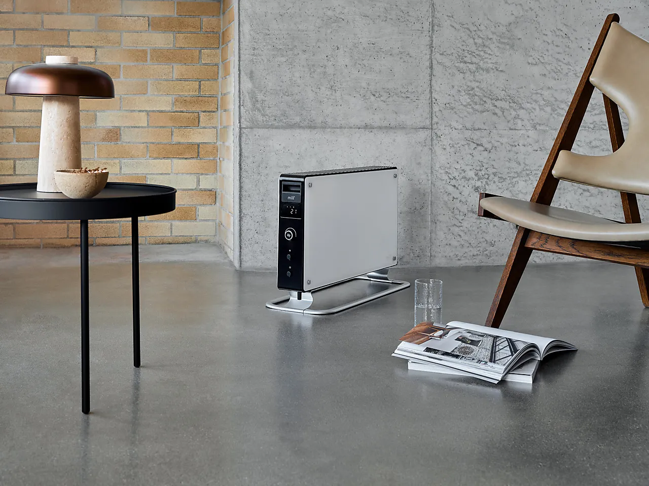 Konvektorovn m/ glassfront 2000 watt elektronisk termostat