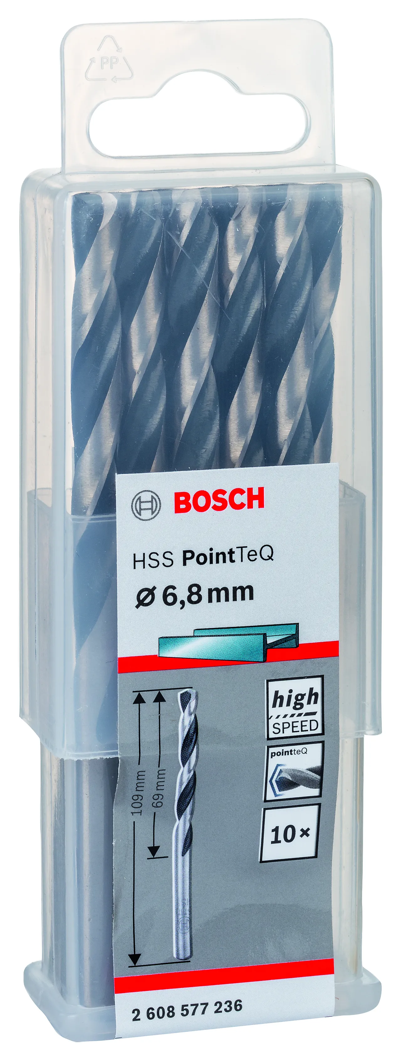 Metallbor pointtec hss-r 6,8mm a10