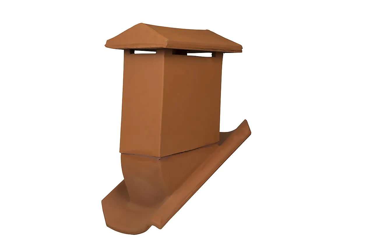 VENTILASJONSHATT RØD 35 GR HØJSLEV MODELL ENKELTKRUM