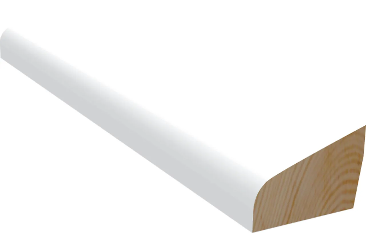 Taklist furu M228 profilert hvit bomull S0502-Y 21x45x4400 mm Taklist furu M228 profilert hvit bomull S0502-Y 21x45x4400 mm