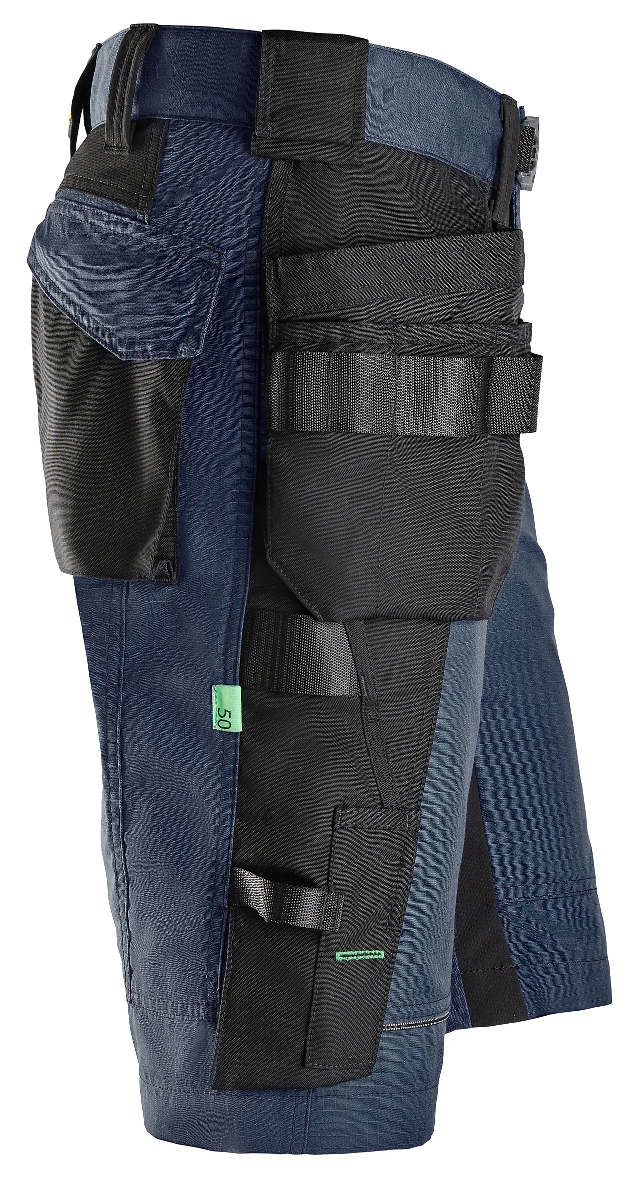 Håndverkshorts 6904 FLexiWork+ Mørkblå/sort str 62 null - null - 3 - Miniatyr