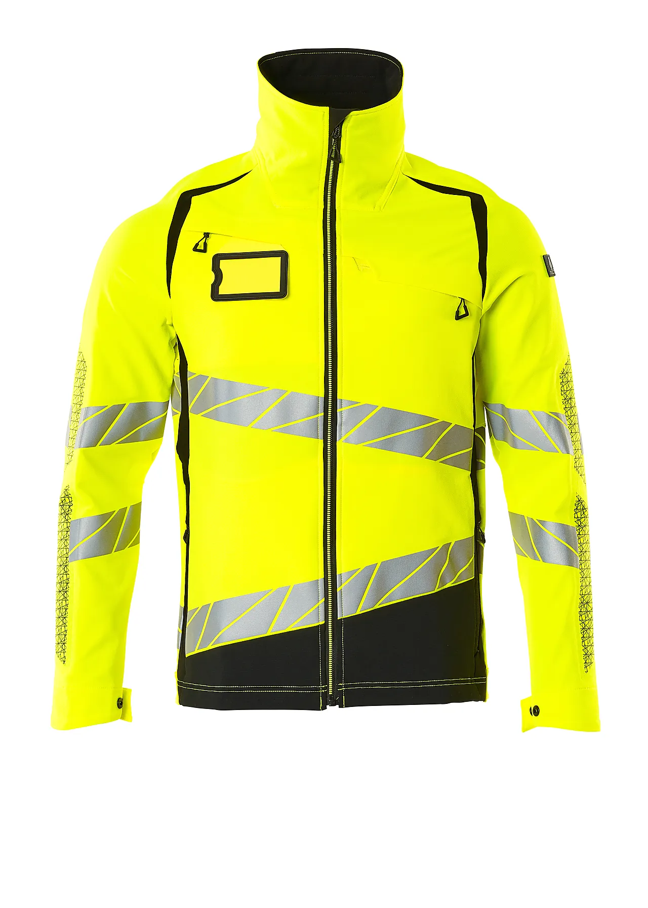 Arbeidsjakke 19009 gul/svart str. 2XL Arbeidsjakke 19009 gul/svart str. 2XL