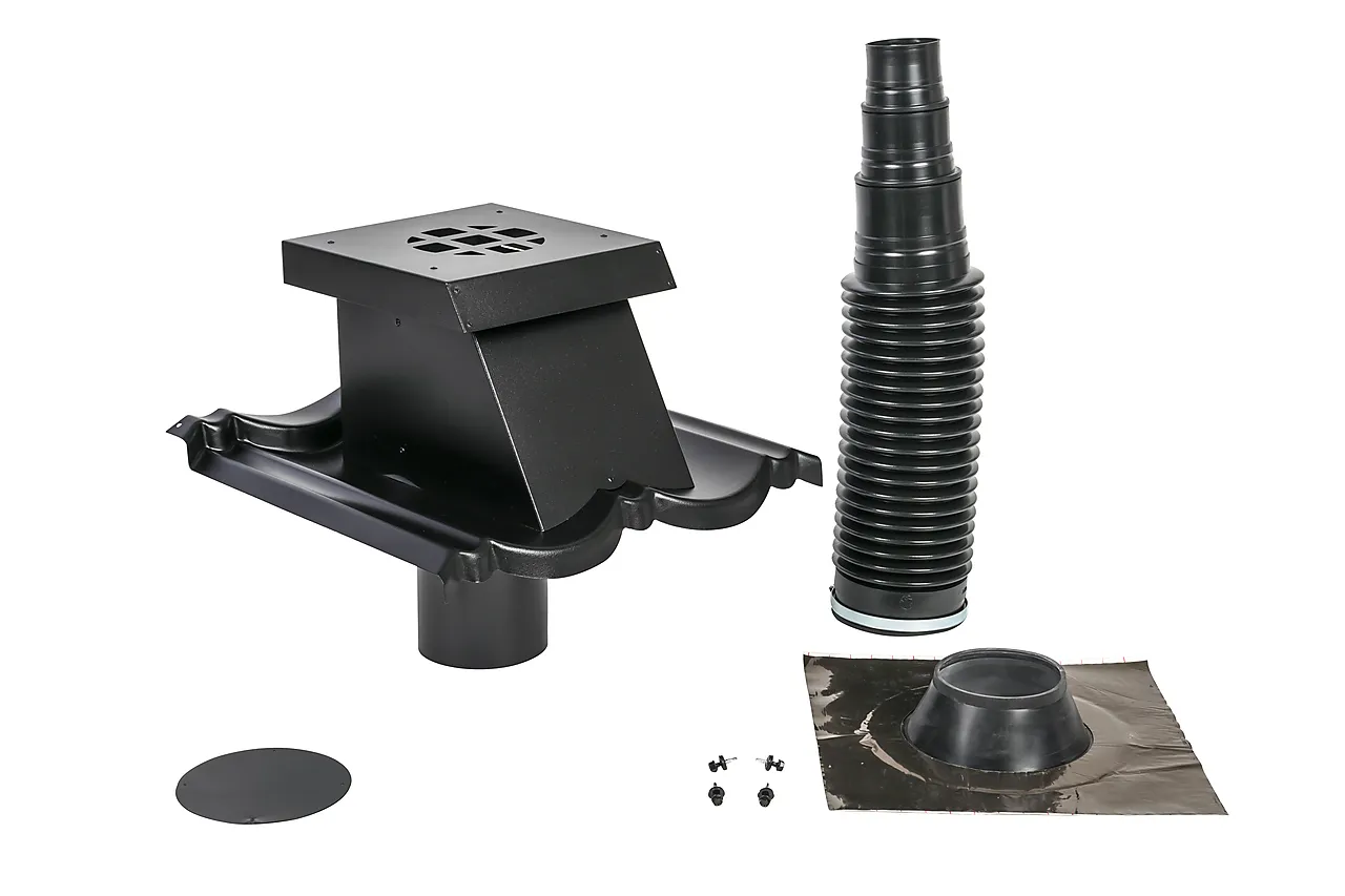 Soil vent 10-50 excl matt sort isola